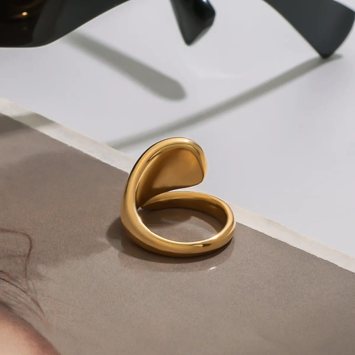 Bold Red Statement Ring – Adjustable Cocktail Jewelry | Kariva