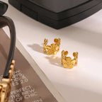 Gold Floral Ear Cuffs – No Piercing Jewelry | Kariva