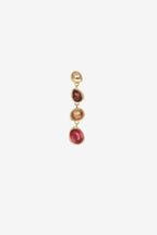 Kariva Sunset Cascade Earrings in 18K gold-plated finish with dangle design