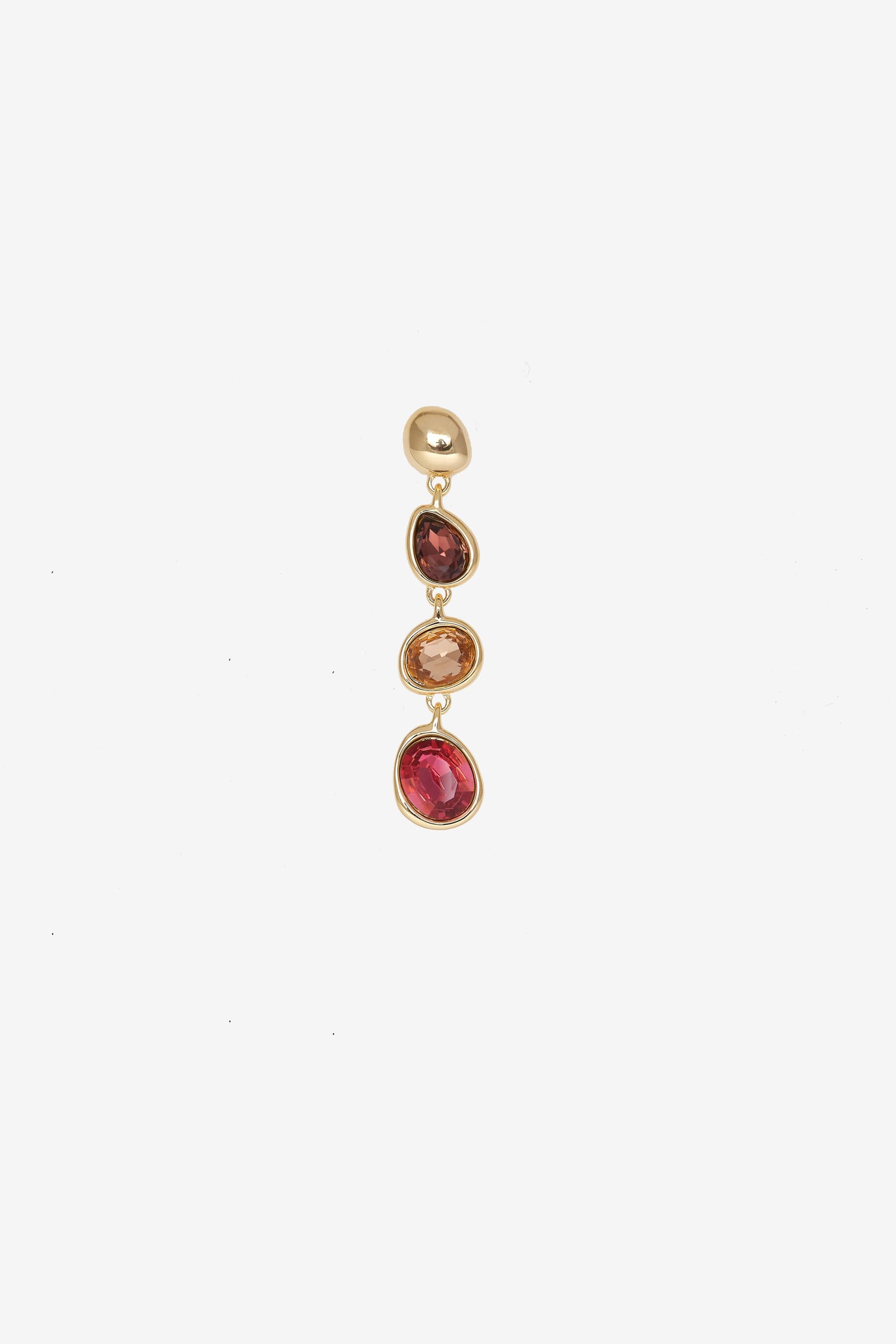 Kariva Sunset Cascade Earrings in 18K gold-plated finish with dangle design